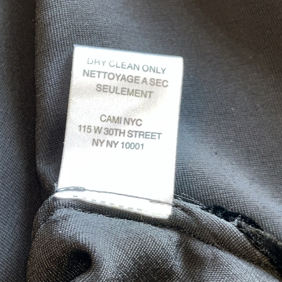 Cami NYC Black Lace Up Velour Tank Top - Picture 7 of 8